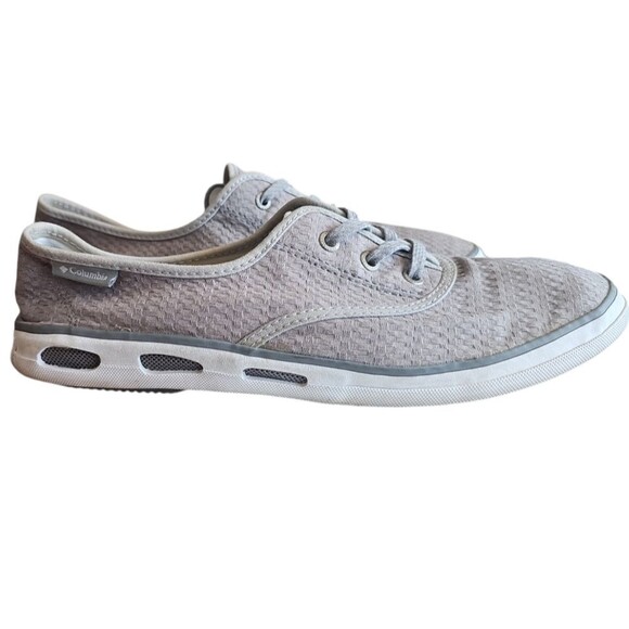 Columbia Womens Vulc N Vent Lace Up Sneaker Shoes Non Marking Boat Shoes Sz 10 - Picture 2 of 11